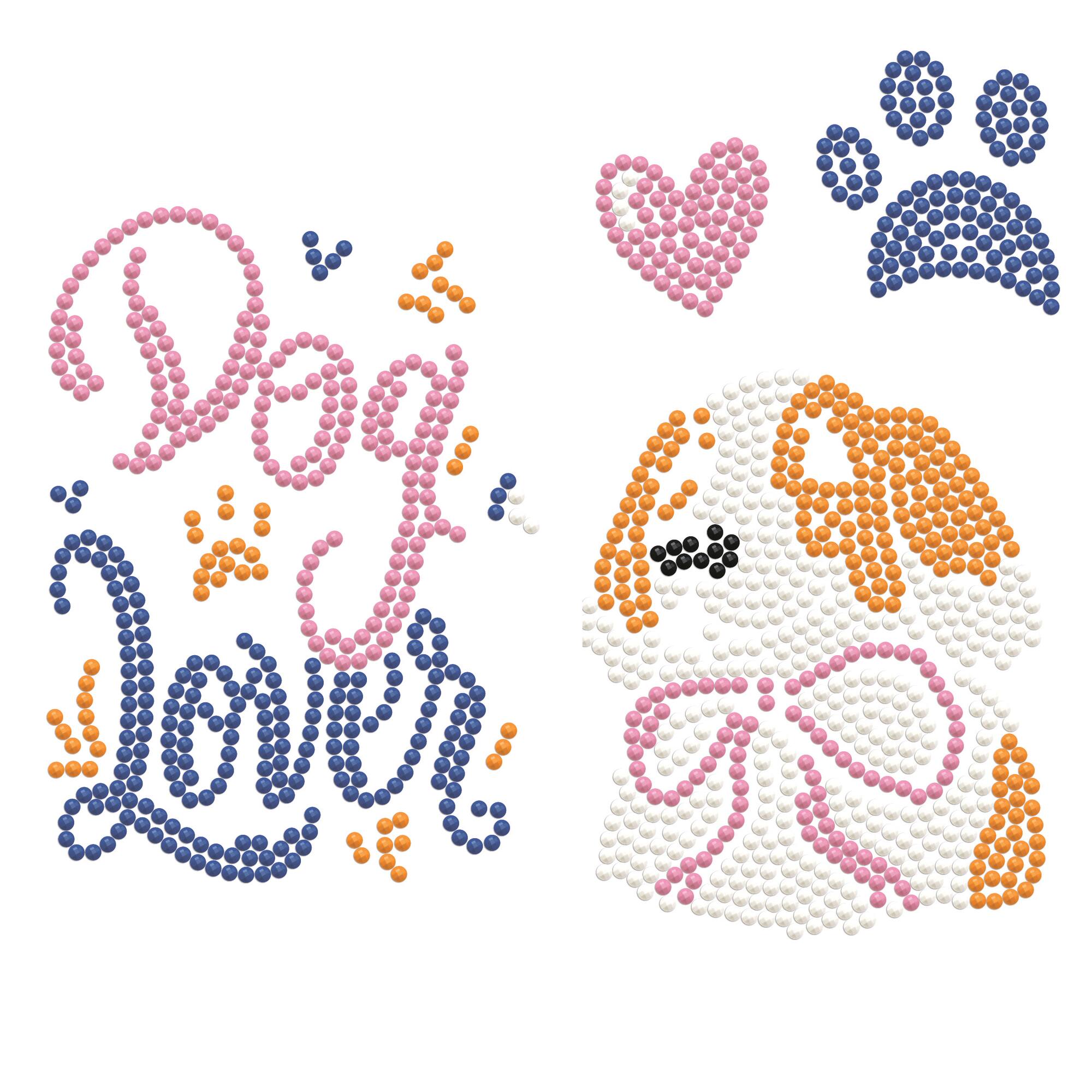 Diamond Dotz® Dog Lover Iron-On 'n' Dot Kit